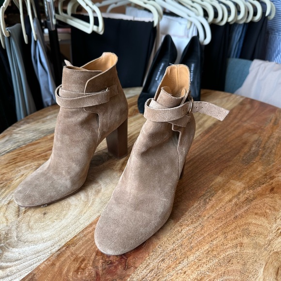 Sezane High Jonas Boots in Beige Size US 7 (FR Size 38) - Picture 4 of 5